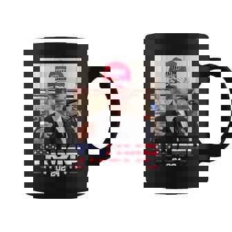 Joe Biden Wearing A Trump Hat Coffee Mug | Mazezy