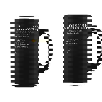 Johnson's Bbq No Vegan Food Here One Star In Back Coffee Mug - Thegiftio