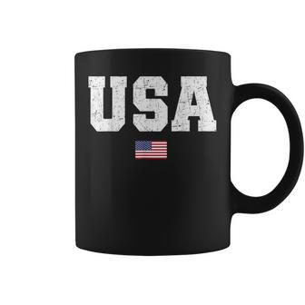 July 4Th Usa Patriotic American Flag Coffee Mug - Monsterry CA