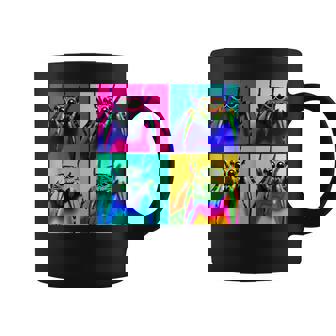 Jumping Spider Jumpingspiders Andy Warhole Style 4 Fields Coffee Mug - Thegiftio
