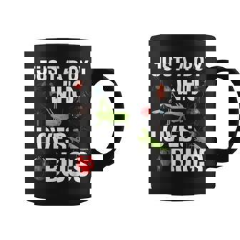 Just A Boy Who Loves Bugs Boys Bug Lover Insect Coffee Mug - Monsterry