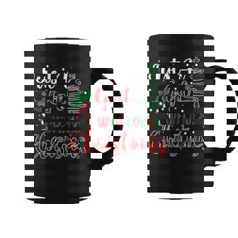 Just A Girl Who Loves Christmas Xmas Girls Coffee Mug - Monsterry