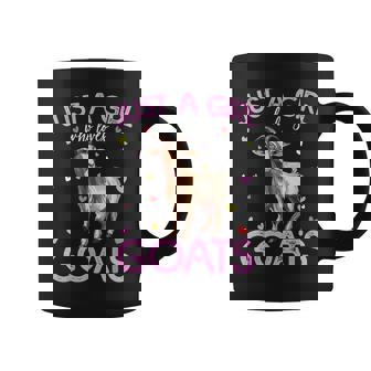 Just A Girl Who Loves Goats For Girls Coffee Mug - Thegiftio UK