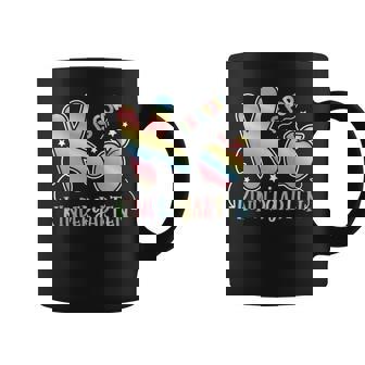 K Is For Kindergarten Teacher Colorful Back To School Kinder Coffee Mug - Monsterry