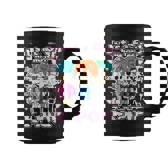 K-Pop Just A Girl Who Loves K-Pop Korean Pop Band Coffee Mug - Thegiftio UK