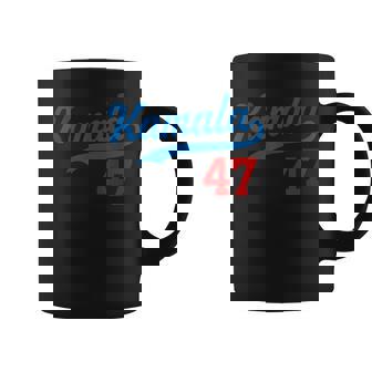 Kamala 47 Baseball Style Kamala Harris 2024 President 47 Coffee Mug - Monsterry