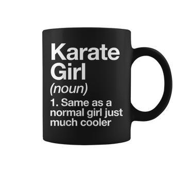 Karate Girl Definition & Sassy Sports Martial Arts Coffee Mug - Monsterry UK