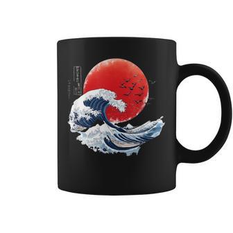 Katsushika Hokusai Japanese Great Wave Kanagawa Coffee Mug - Thegiftio