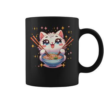 Katze Ramen Essen Nudeln Manga Anime Japanisch Kawaii Cute Tassen - Geschenkecke