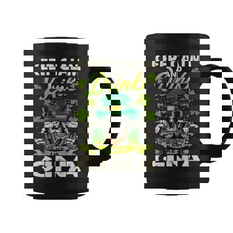 Keep Calm And Drink Like A Keep Calm And Letgina Handle It Coffee Mug - Seseable