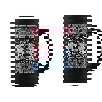 Keeper Of The Gender Pumpkin Halloween Baby Gender Reveal Coffee Mug - Seseable
