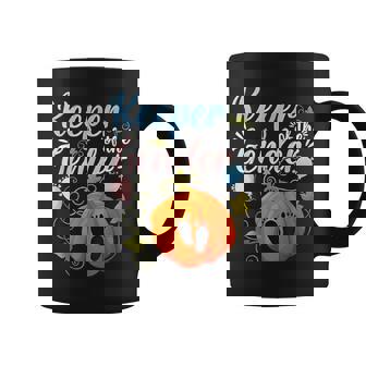 Keeper Of The Gender Reveal Baby Halloween Pregnancy Pumpkin Coffee Mug - Thegiftio UK