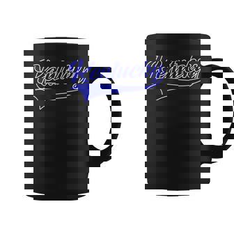Kentucky Throwback Print Classic Coffee Mug - Seseable