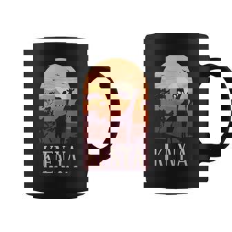 Kenya Love Of Wilderness African Life Safari In Kenya Retro Coffee Mug - Monsterry