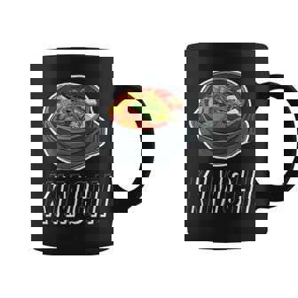 Kimchi Stew Soup Bowl Spicy Traditional Korean Side Dishes Graphic Print Coffee Mug - Monsterry