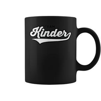 Kindergarten Team School Teacher Kinder Baseball-Style Coffee Mug - Monsterry AU