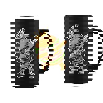 King Of Burger Dab Dancing Hamburger Coffee Mug - Seseable