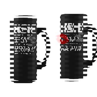 Kiss Me Its My Birthday Party Coffee Mug - Thegiftio