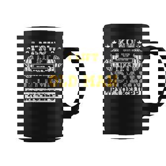 I Know I Lift Like An Old Man Try To Keep Up Weightlifting Coffee Mug - Thegiftio UK