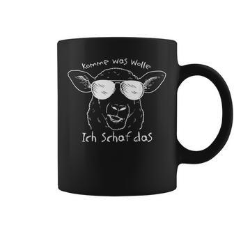 Komme Was Wolle Ich Schaf Das Optimism Postitiv Sheep Fun Tassen - Geschenkecke