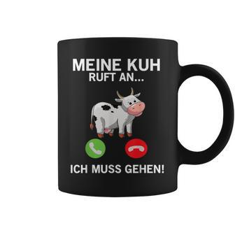 Kuh Ruft An Ich Muss Gehen Tassen - Geschenkecke