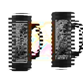 La Bruja Tarot Card Mexican Skeleton Coffee Mug - Seseable