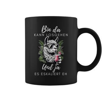 With Lama Bin Da Kann Losgehen Und Ja Es Escaliert Eh Tassen - Geschenkecke