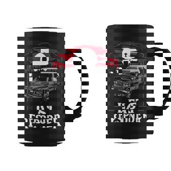 Last Responder Hearse Dark Humor Morbid Death Alt Goth Coffee Mug - Thegiftio