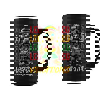 Leo Vibes Rasta Reggae Teddy Bear Island Beach Birthday Coffee Mug - Monsterry