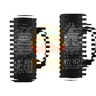Let Your Soul And Spirit Fly Into The Mystic Dragonfly Retro Coffee Mug - Seseable