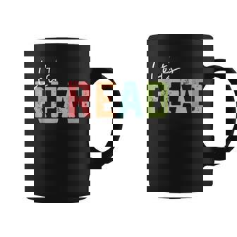 Let's Read Book Lovers Book Nerd Bookworm Coffee Mug - Thegiftio