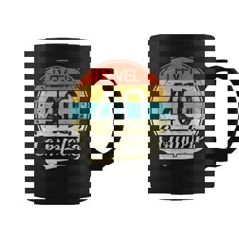 Level 40 Complete Retro 40Th Wedding Anniversary Coffee Mug - Thegiftio