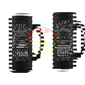 Leveling Up To Husband 2024 Leveled Bachelor Party New Gamer Coffee Mug - Thegiftio UK