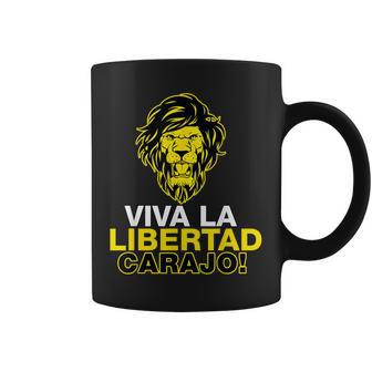 Libertarismeiva La Libertad Carajo Milei Président Tasse - Cadeauxyz
