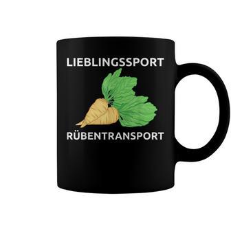 Lieblingssport Rübransport Tassen - Geschenkecke