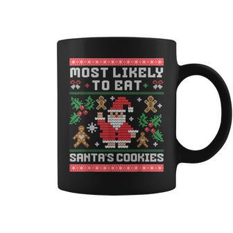 Am Liebsten Santas Kekse Essen Ugly Christmas Tassen - Geschenkecke