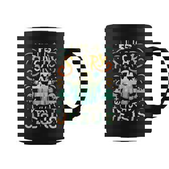 Life Is Scary Without Jesus Christian Halloween Coffee Mug - Thegiftio UK