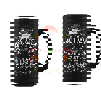 Most Likely To Eat All Of The Cookies Family Christmas Coffee Mug | Mazezy