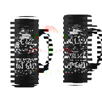 Most Likely To Play Golf With Santa Family Christmas Coffee Mug | Seseable UK