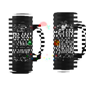 Most Likely To Start The Shenanigans Family Christmas Coffee Mug | Seseable UK