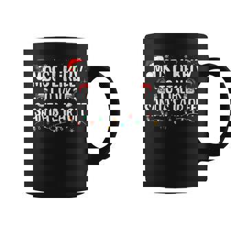 Most Likely To Talk Santa's Ear Off Family Christmas Coffee Mug - Thegiftio UK