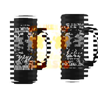 He Likes My Turkey Breasts Couple Matching Thanksgving Women Coffee Mug - Thegiftio UK