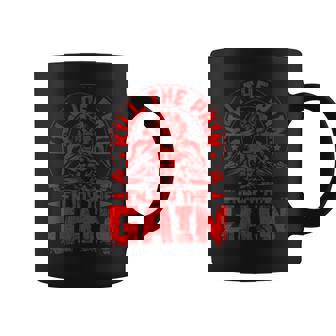 Lion Pain Beast Gain Fitness Gym Animal Motivation Workout Coffee Mug - Monsterry