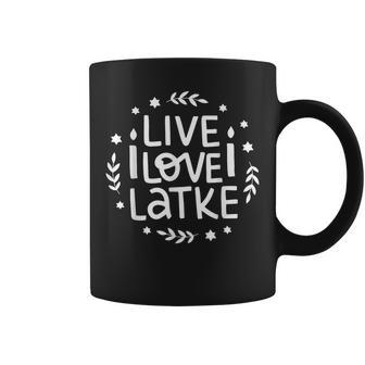 Live Love Latke Hanukkah Hanukkah Tassen - Geschenkecke