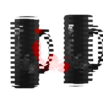 Lobster And Wine Drinking For Wine Seafood Lover Coffee Mug | Seseable UK