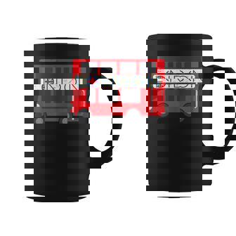 London Souvenir London Bus Double Decker Bus Driver Tank Top Graphic Print Coffee Mug - Monsterry