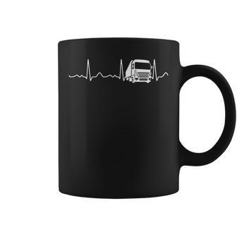 Lorry Driver Heartbeat Pulse Tassen - Geschenkecke