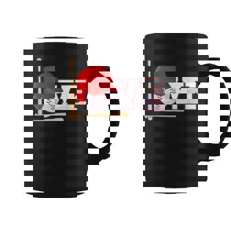 Love Baseball Softball Player Pitcher Pitch Catcher Coffee Mug - Monsterry