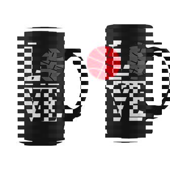 I Love Basketball Valentine's Day For Basketball Lover Coffee Mug - Monsterry