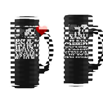 I Love My Beautiful Girlfriend So Please Stay Away From Me Coffee Mug - Thegiftio UK